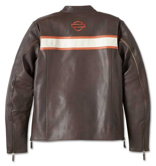 Harley-Davidson Men's Victory Lane II Leather Jacket- Brown