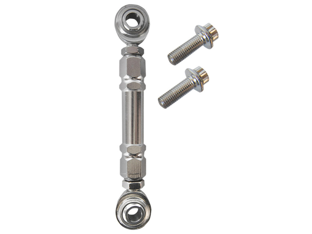 Mid Control Shift Linkage Rod - Polished. Fits Dyna 1991-2017, FXR 1982-1994 & Softail 2018up with Mid Controls