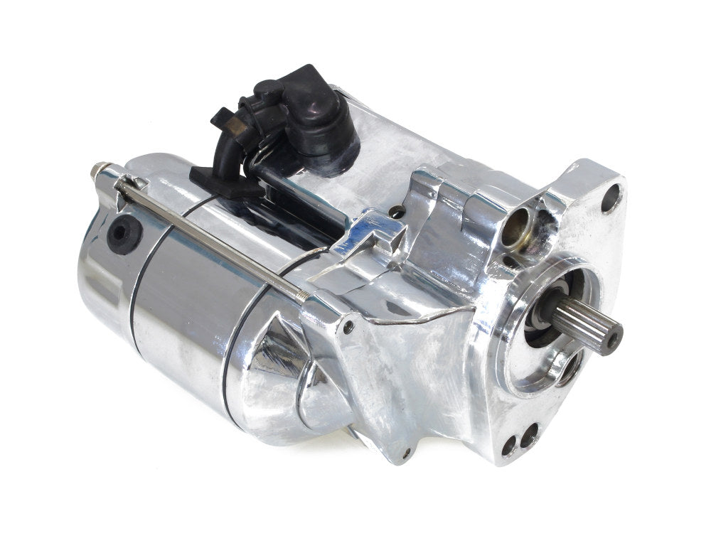 1.4kw Starter Motor - Chrome. Fits Big Twin 1989-2006