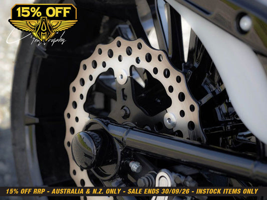 11.5in. Front or Rear Jagged Disc Rotor. Fits Big Twin 2000up & Sportster 2000-2010