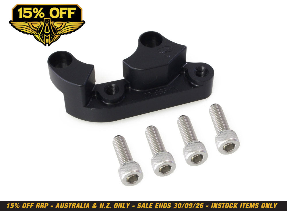Replacement Big Brake Caliper Mount. Fits Softail 2018up with OEM 11.8in. Disc.