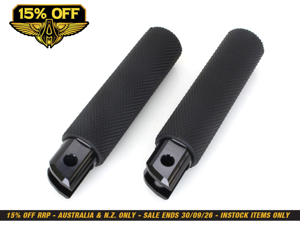 Knurled Fusion Footpegs - Gold. Fits Softail 2018up Front Rider
