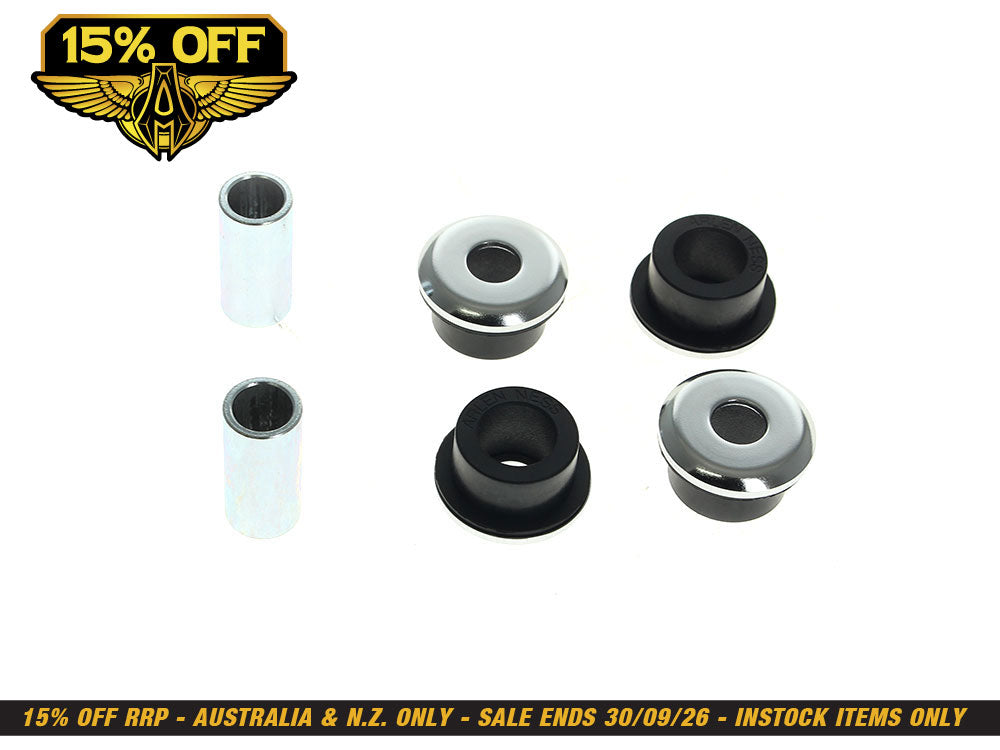 Heavy Duty Polyurethane Handlebar Damper Kit - Chrome. Fits most Big Twin 1973-2017 & Sportster 1973-2003.