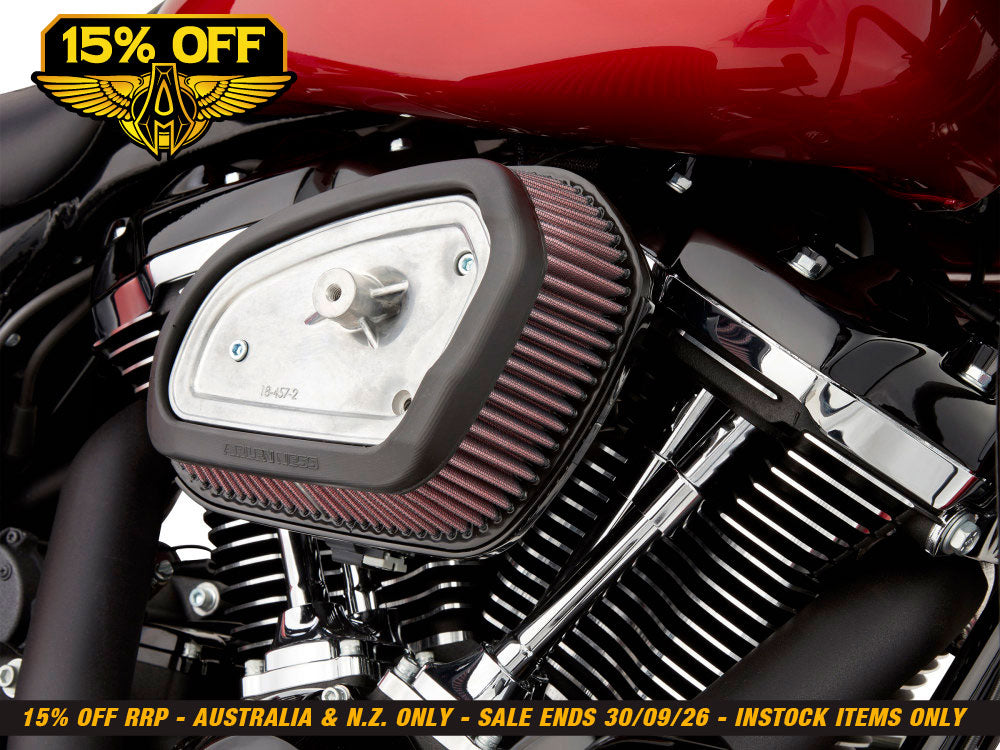 Stage 1 Big Sucker Air Cleaner Kit - Black. Fits Touring 2017-2023