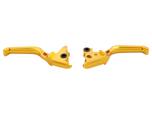 Method Levers - Gold. Fits Touring Most 2021-2024 with Cable Clutch