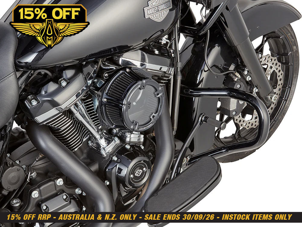 Method Clear Air Cleaner Kit - Black Anodized. Fits CVO Touring 2023up, Street Glide & Road Glide 2024up, Touring 2025up & Softail 2025up