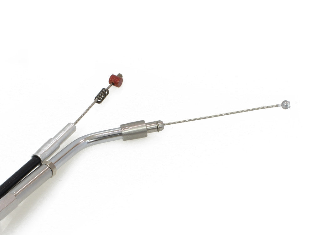31.5in. Long Black Vinyl Idle Cable. Fits Sportster 2007-2021