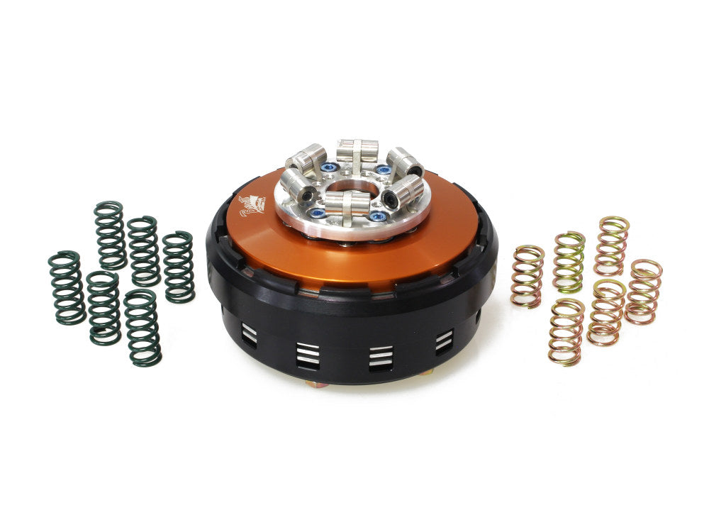 Complete Scorpion Billet Lock-Up Clutch with Basket. Fits 6sp Twin Cam 2007-2017 With Cable Clutch.