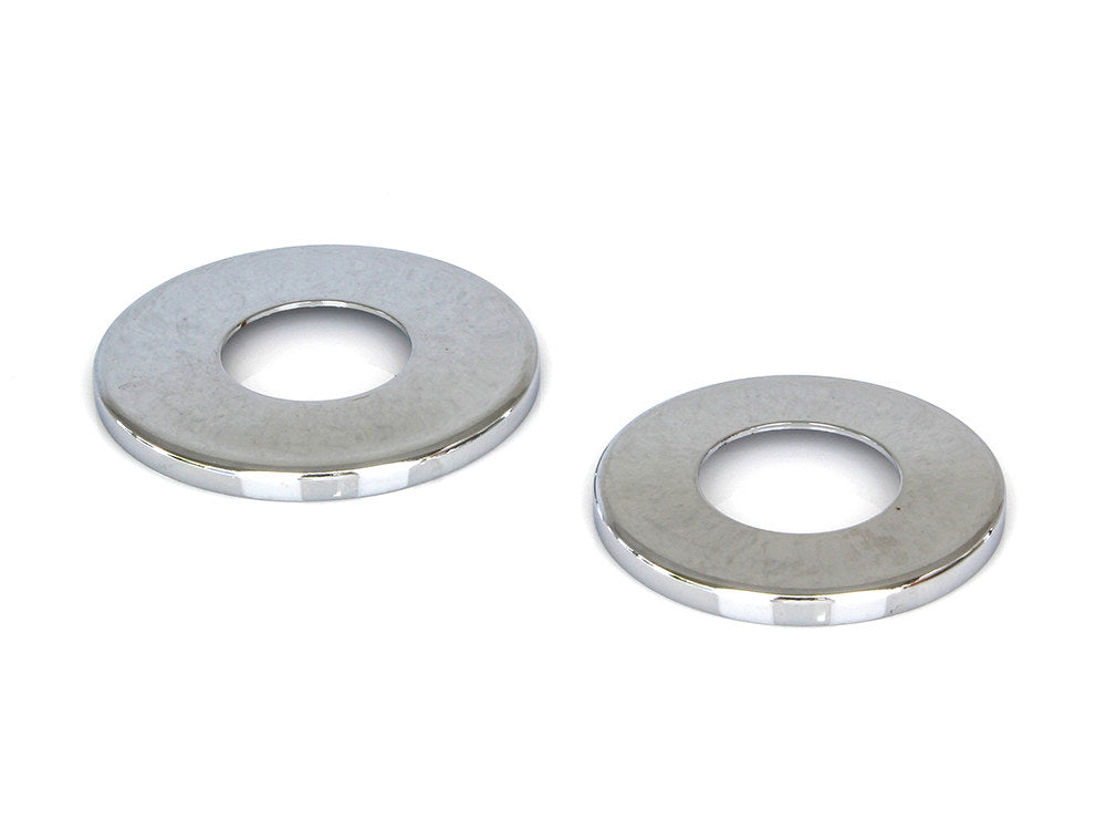 Stem Cup Dust Covers - Chrome. Fits All Big Twin & Sportster 1982-2001.