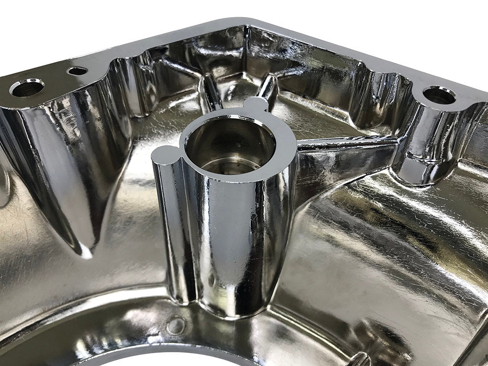 Outer Primary Cover - Chrome. Fits 4Spd FX 1965-1986 & Softail 1984-1988.