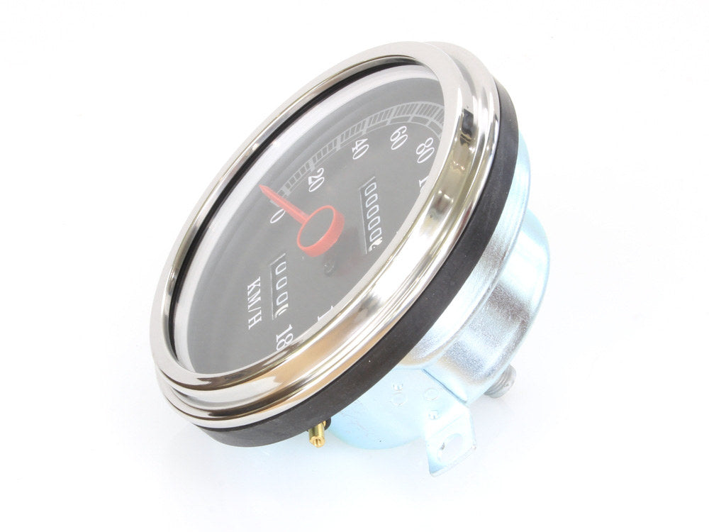 5in. KPH Speedometer. Fits 4Spd FXWG & FLH 1981-1984 & Softail 1984-1990.