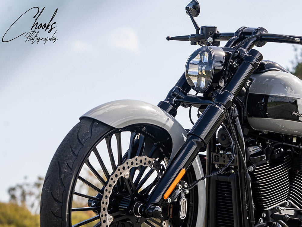Six Piece Fork Cover Set - Black. Fits Breakout 2018up
