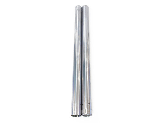Hard Chrome Fork Tubes. +6in. Oversize. Fits Softail Models 2018up