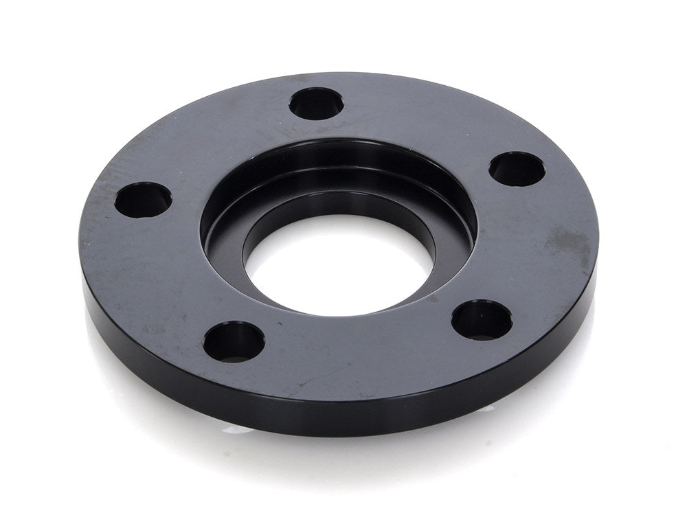 3/8in. Pulley Spacer with Lip. Fits H-D 2000up Wheels. Gloss Black.