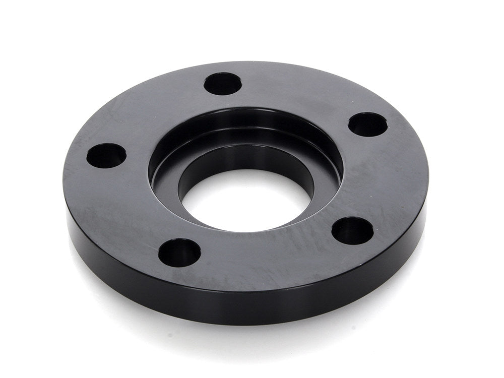 1/2in. Pulley Spacer with Lip. Fits H-D 2000up Wheels. Gloss Black.