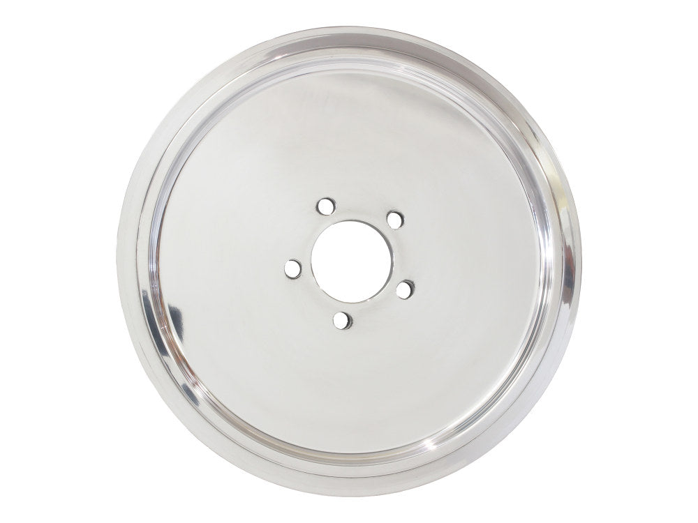 70 Tooth x 1.5in. Solid Rear Pulley - Polished. Fits Big Twin 1980-1999 with 1-1/2in. Wide Belt.