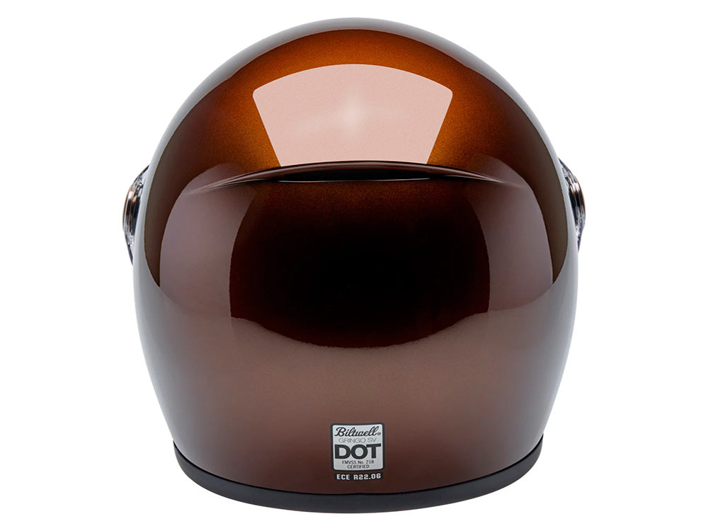 Gringo SV Helmet - Metallic Whiskey. Size Medium with ECE R22.06 Compliance