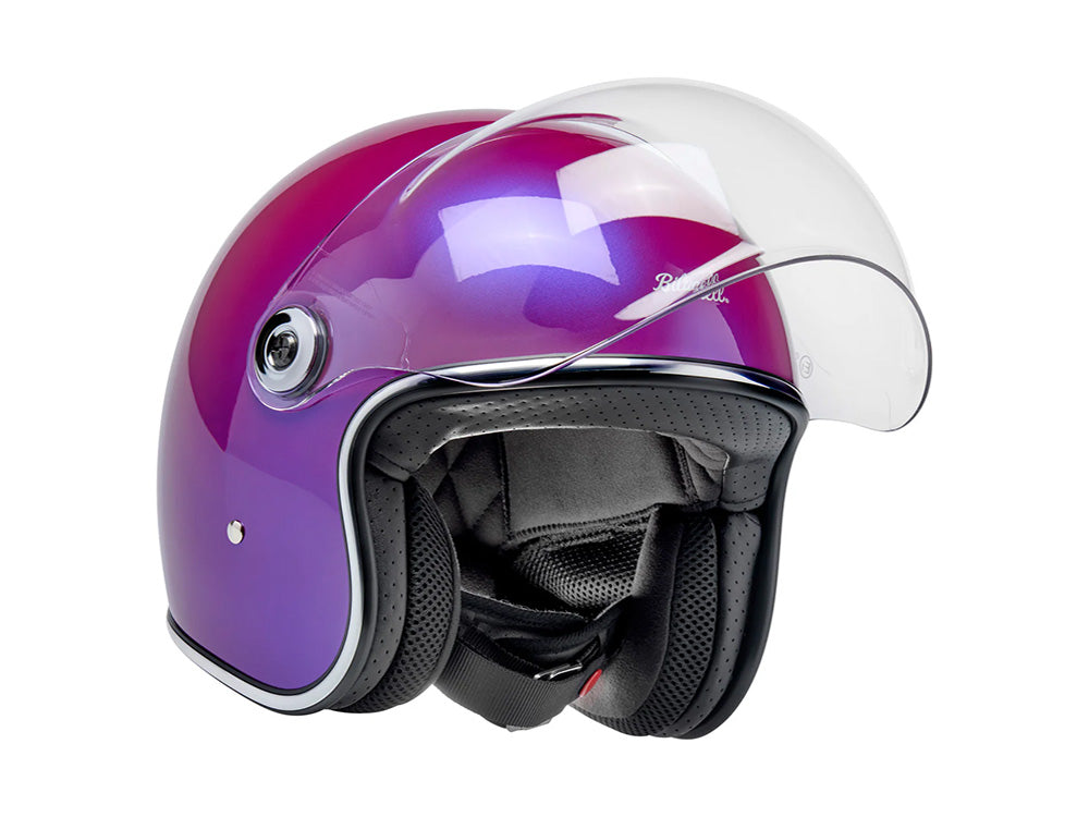 Tahoe Open Face Helmet - Metallic Grape. Size X-Large with ECE R22.06 Compliance