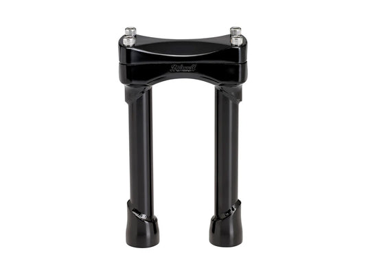 8in. Straight Murdock Risers - Black. Fits 1in. Handlebar