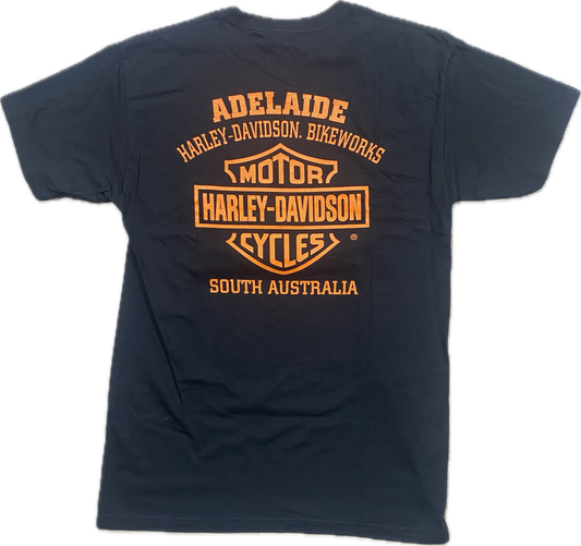 Adelaide Harley-Davidson B&S Tee - Black