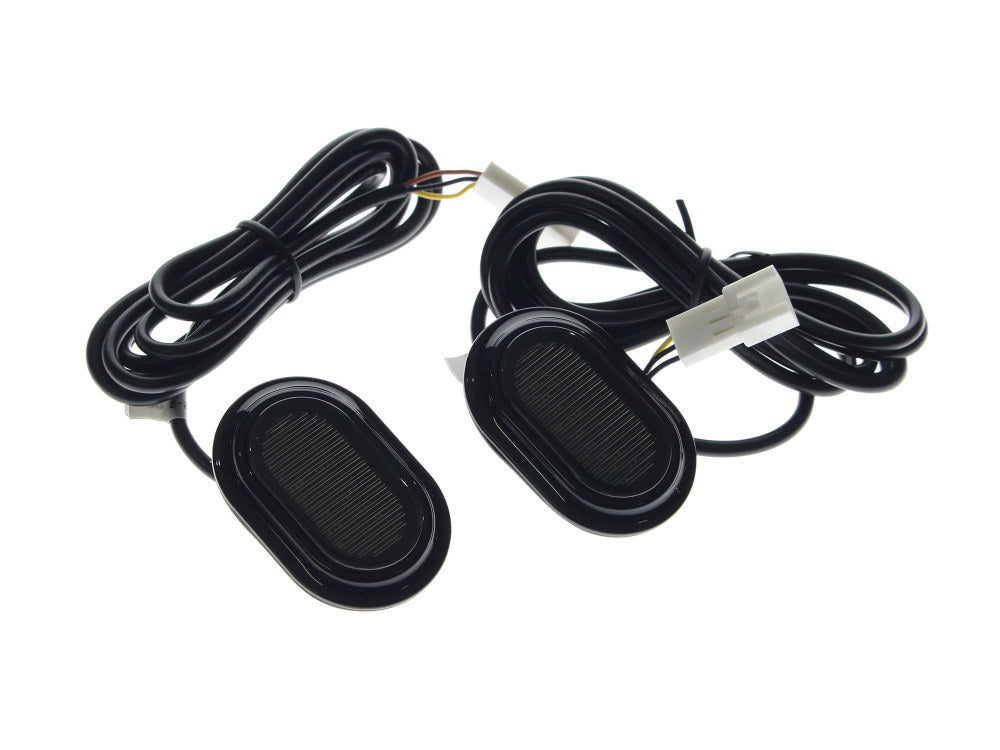 Plugz Antenna Grommet LED's. Smoked Lens & Black Housing. Fits Street Glide 2014up, Road Glide Special 2015up, Road King Special 2017up