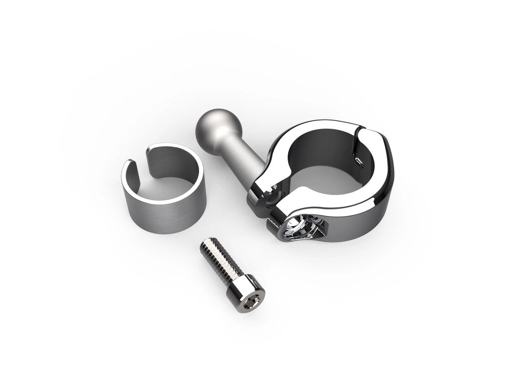 Premium Smartphone / GPS Holder with Charger - Chrome Clamp Suits 7/8-1in. Bars