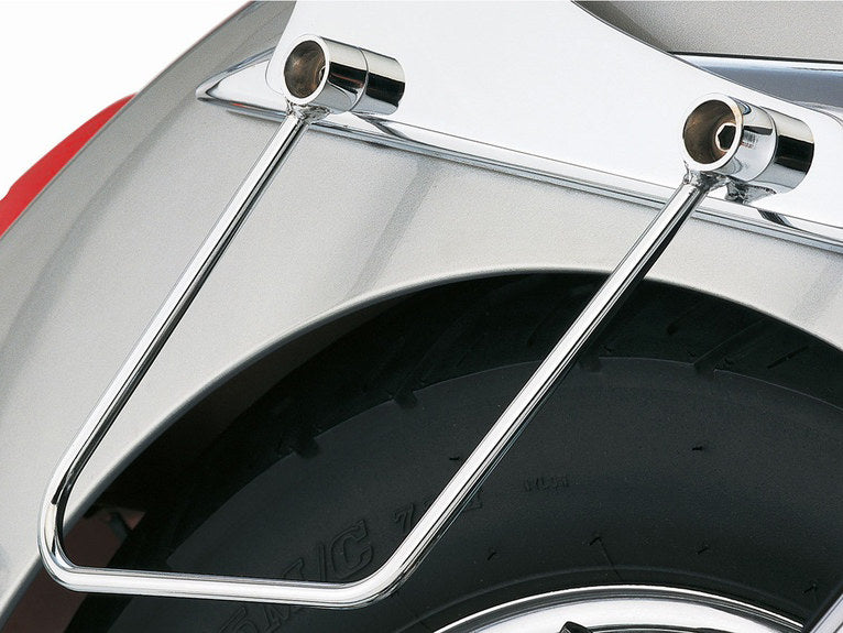 Saddlebag Supports - Chrome. Fits Yamaha V-Star XVS650 Classic 1998-2019