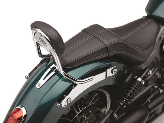 Quick Detachable Sissy Bar Kit - Chrome. Fits Scout 2015up with Dual Seat.