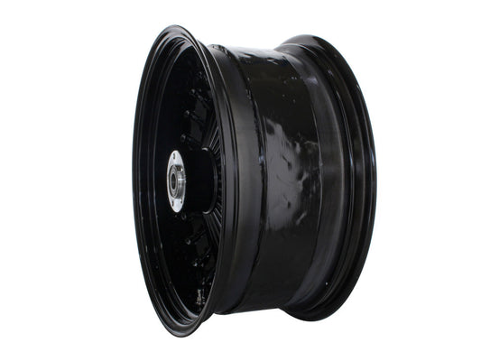 18in. x 8.5in. Mammoth Fat Spoke Rear Wheel - Gloss Black. Fits Breakout, Fat Boy & FXDR 2018up Models with ABS.