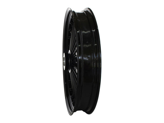 23in. x 3.5in. Mammoth Fat Spoke Front Wheel - Gloss Black. Fits Softail Breakout 2013up.