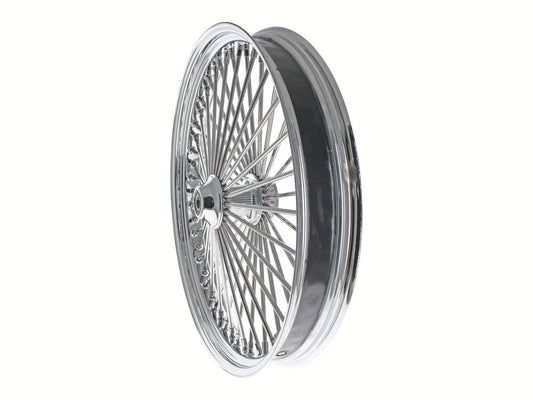 26in. x 3.5in. Mammoth Fat Spoke Front Wheel - Chrome. Fits Softail Breakout 2013up.