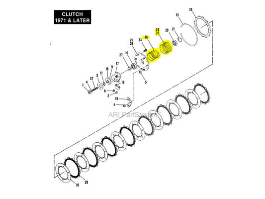 Heavy-Duty Inner and Outer Clutch Springs. Fits Sportster 1971-1984.