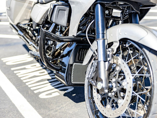 Guardian Front Crashbar - Gloss Black. Fits Touring 2009up