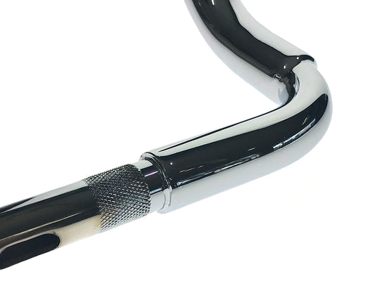 12in. x 1-1/2in. GT Pico Handlebar - Chrome. Fits Ultra Models 1996-2024 and Street Glide 1996-2023