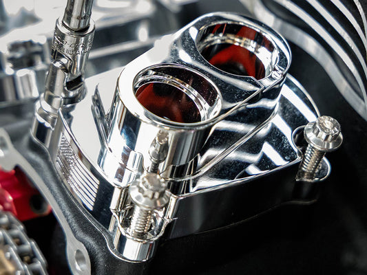 Lifter Block Cover Set - Chrome. Fits Milwaukee Eight 2017up