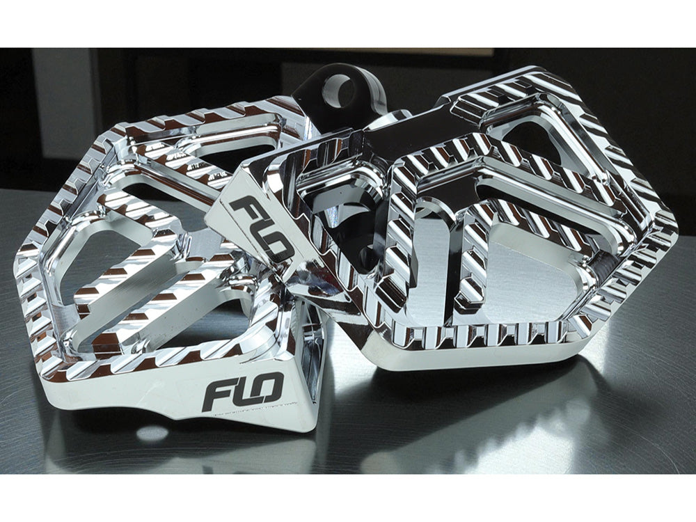 Savage Series Mini Floorboards with HD Male Mount - Chrome