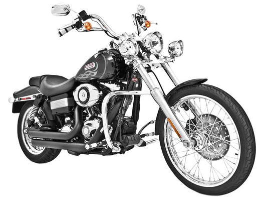 Amendment Exhaust - Black. Fits Dyna 2006-2017.