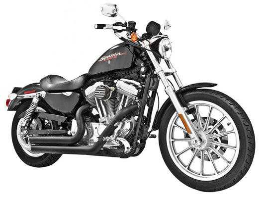 Amendment Exhaust - Black. Fits Sportster 2004-2021