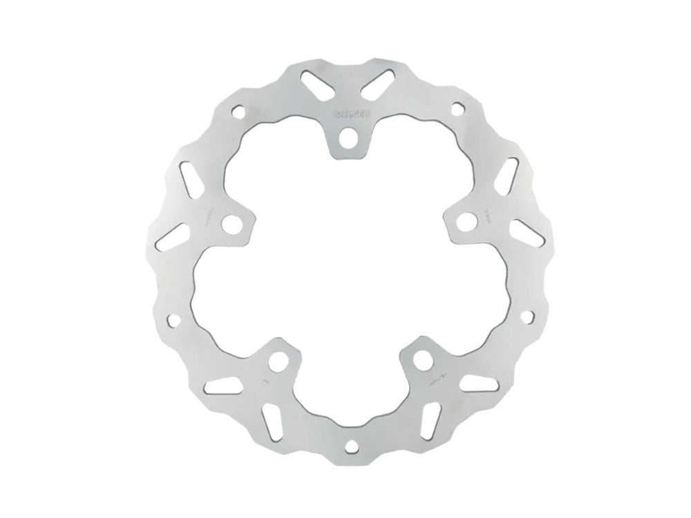 12.6in. Front Wave Disc Rotor - Stainless Steel. Fits Touring 2024up with OEM Wheel and Spoke Mounted 320mm Rotors.