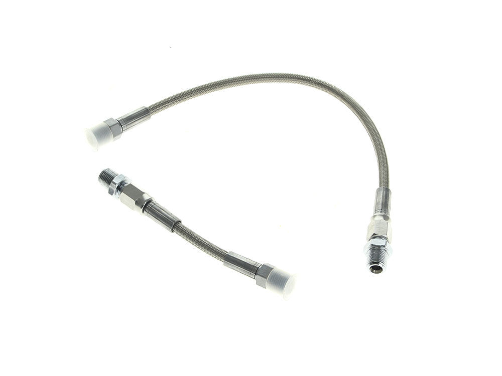 Rocker Oil Line Kit - Stainless Steel. Fits Big Twin 1966-1984