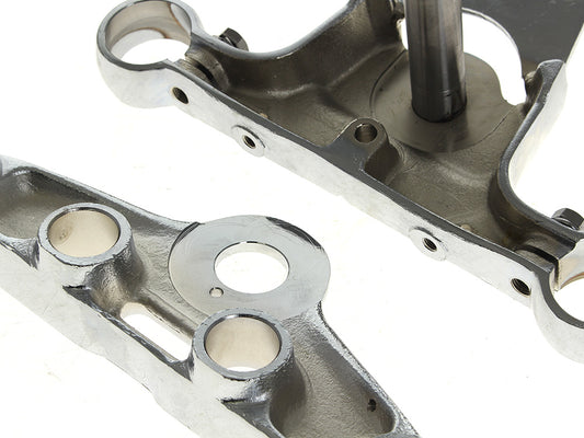 Triple Tree Kit - Chrome. Fits FX Softail 1984-1999 & FXWG 1980-1986