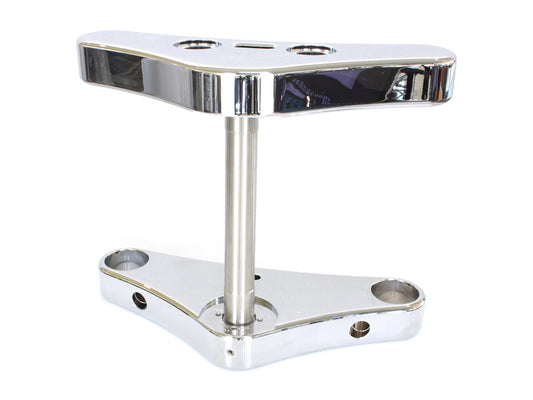5 Degree Raked Triple Tree Kit - Chrome. Fits FX Softail 1984-2017 & Dyna Wide Glide 1993-2005.