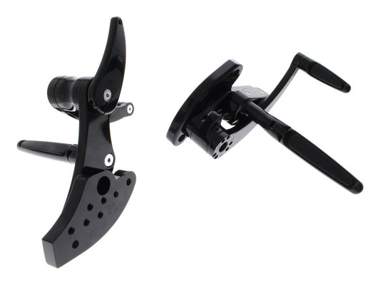 Forward Controls - Rubber Inlay - Black. Fits Softail 2018up. Length Adjustable.