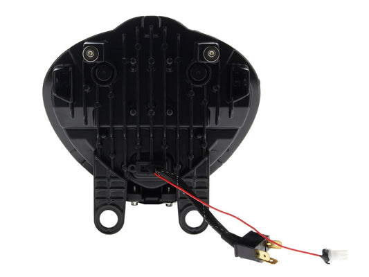 LED Headlight Insert - Black. Fits Kawasaki Vulcan S 2015up.
