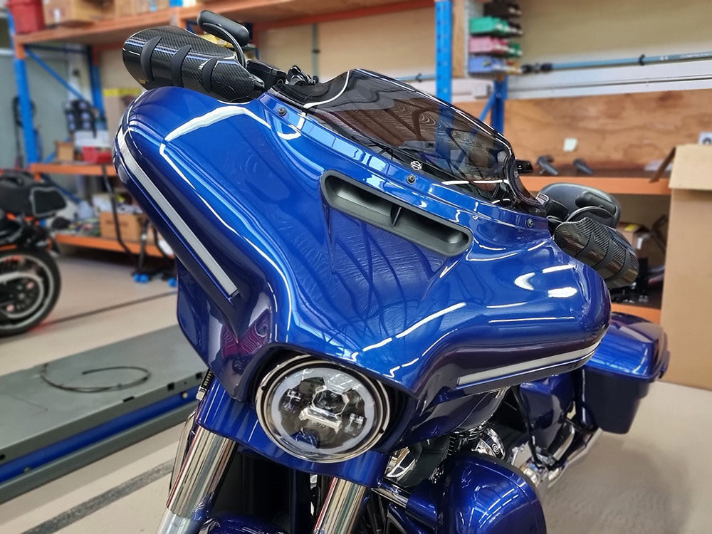 2023 CVO Street Glide Style LED Fairing - Black. Fits Touring 2014up.