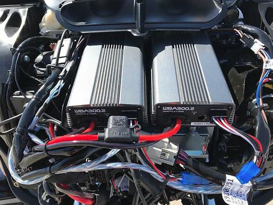 Wild Boar, 600 Watt Amp x 4 Speaker Kit & Saddlebag Lids. Fits Street Glide 2014-2023