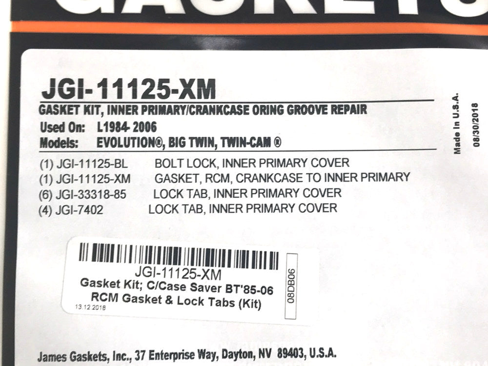 Crank Case Saver Gasket Kit. Fits Big Twin 1985-2006.