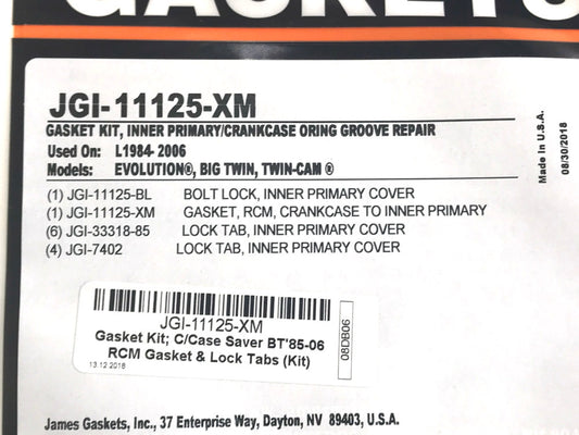 Crank Case Saver Gasket Kit. Fits Big Twin 1985-2006.