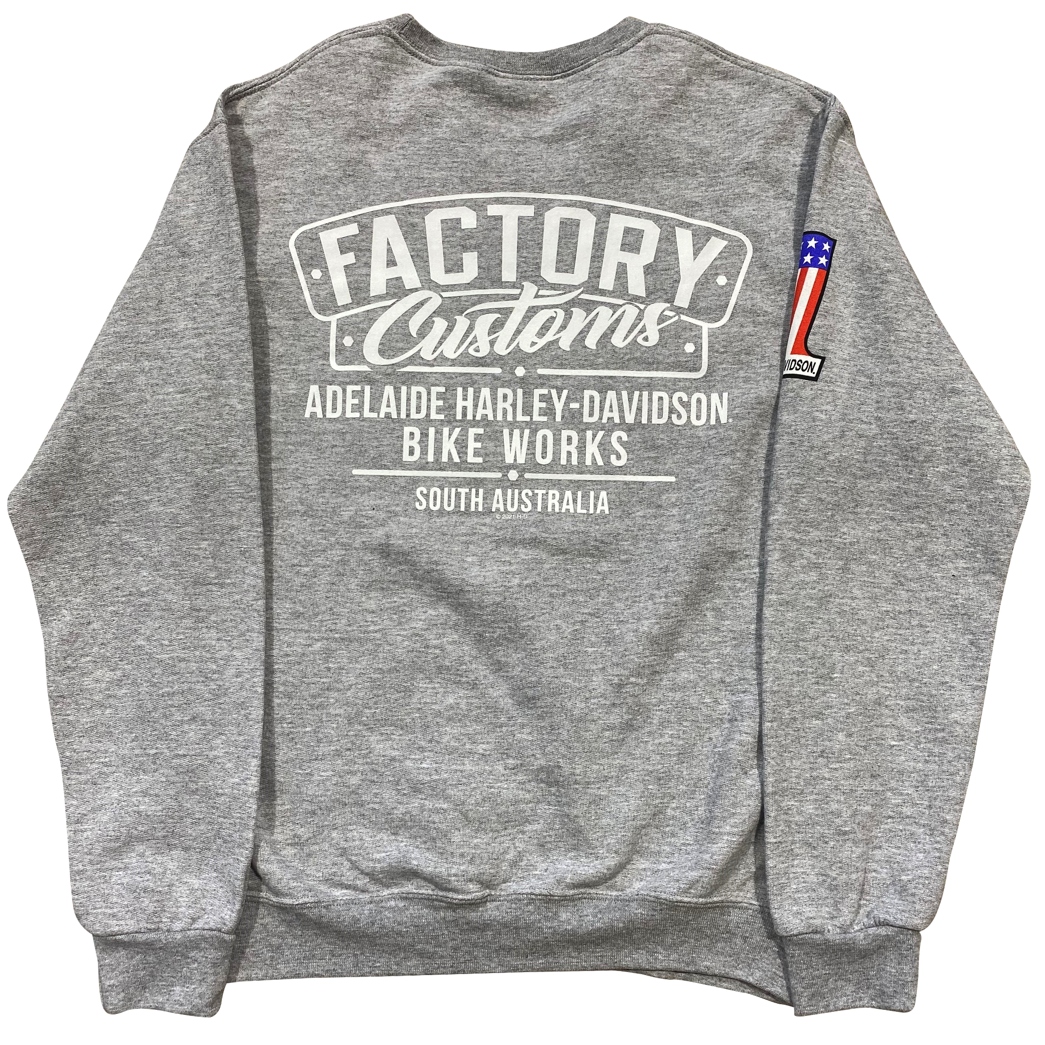 Adelaide Harley-Davidson Factory Custom Crew - Grey