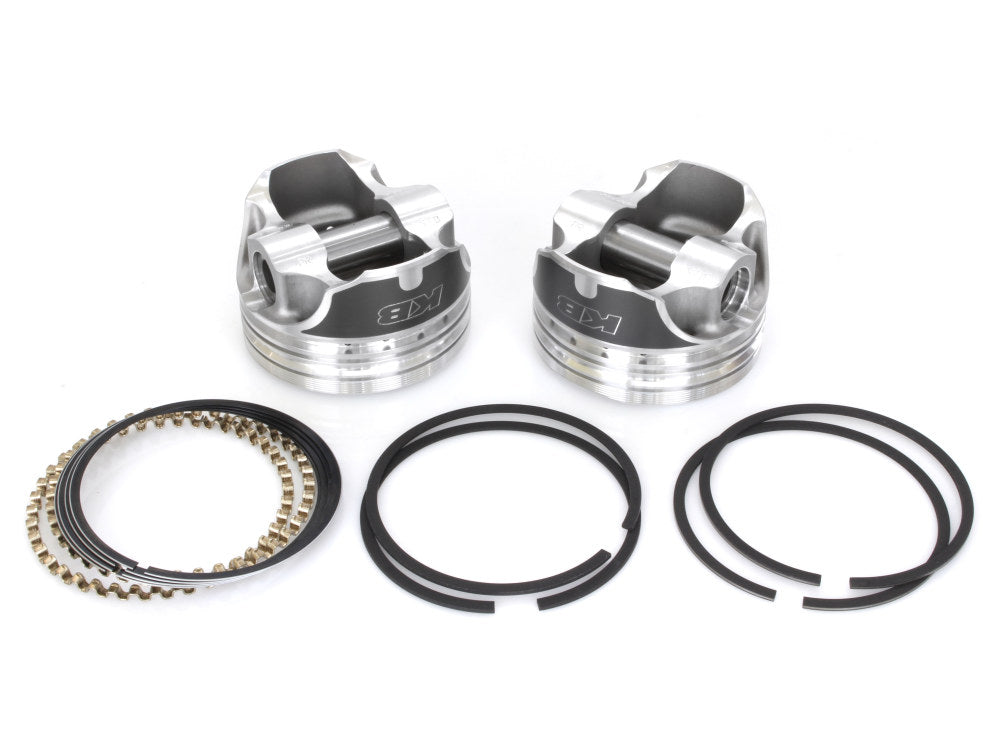 Std Dome Top Pistons with 9.5:1 Compression Ratio. Fits Big Twin 1984-1999.